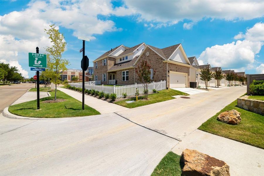 Front exterior of a new home in , North Richland Hills, TX, highlighting curb appeal (Image 22). Front exterior of a new home in , North Richland Hills, TX, highlighting curb appeal (Image 22).