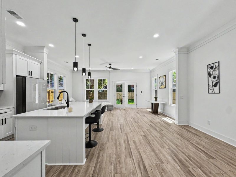 Furnished interior view inside a new home in , North Charleston (Image 10).
