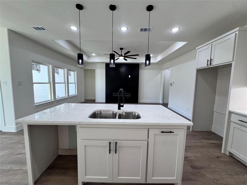 Furnished interior view inside a new home in , Dallas (Image 6). Furnished interior view inside a new home in , Dallas (Image 6).