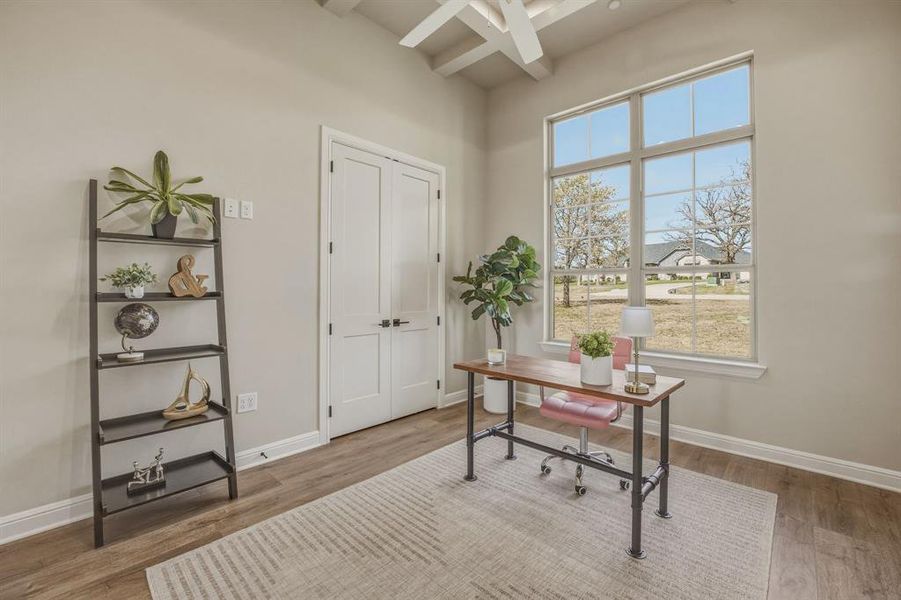 Furnished interior view inside a new home in , Granbury (Image 13). Furnished interior view inside a new home in , Granbury (Image 13).