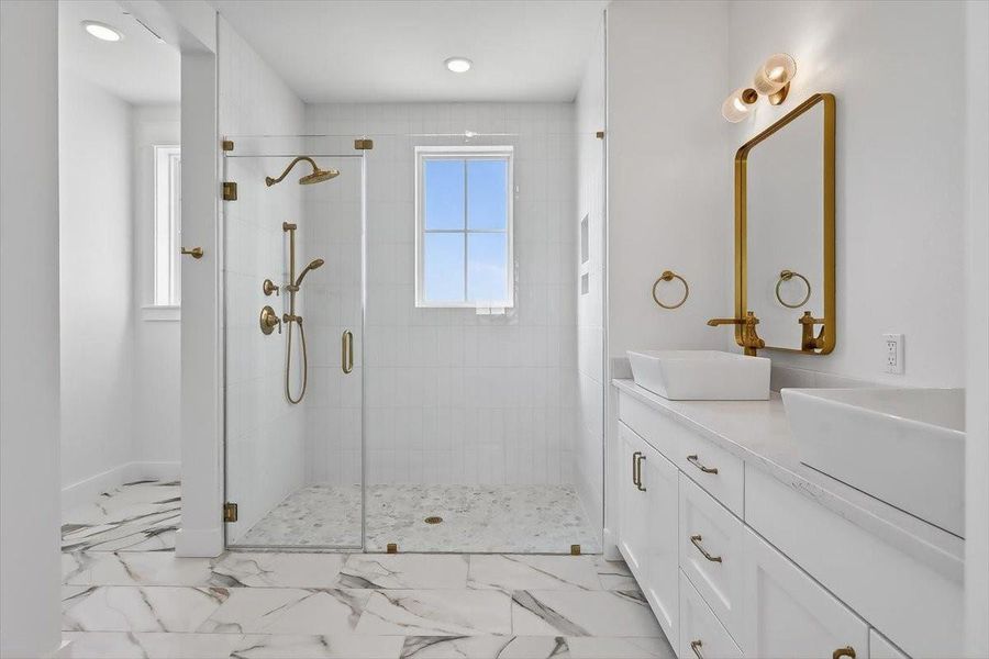 Furnished interior view inside a new home in , Port Aransas (Image 12).