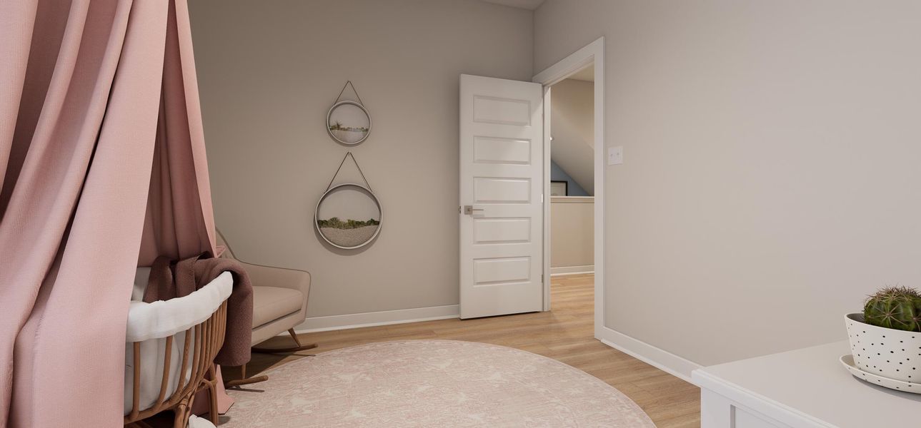 Furnished interior view inside a new home in , Charleston (Image 19).