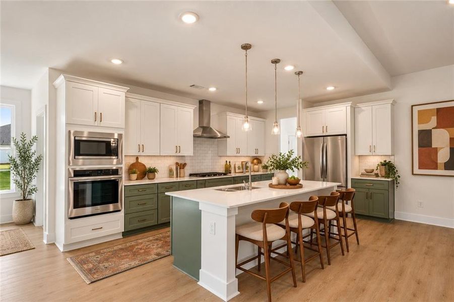 Furnished interior view inside a new home in Bay Creek Overlook, Loganville (Image 6).