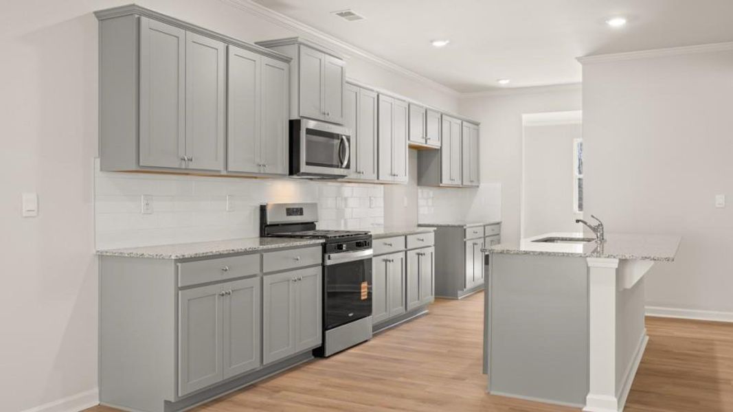 Furnished interior view inside a new home in Northwoods at Mirror Lake, Villa Rica (Image 3). Furnished interior view inside a new home in Northwoods at Mirror Lake, Villa Rica (Image 3).