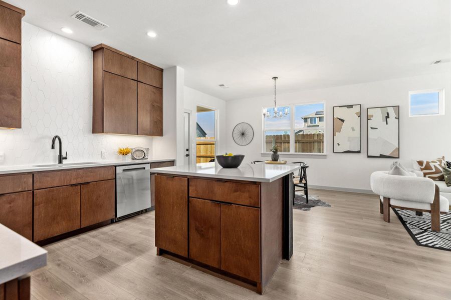 This picture is from another build with a similar floorplan.  The listing is for a to be built home with similar build and fit and finish.