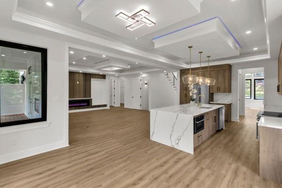 Furnished interior view inside a new home in , Atlanta (Image 51).