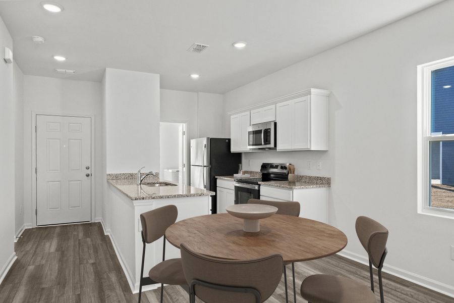 Representative furnished interior of a home built from the Alps by Starlight Homes in Sutton Farms, San Antonio (Image 2). Representative furnished interior of a home built from the Alps by Starlight Homes in Sutton Farms, San Antonio (Image 2).