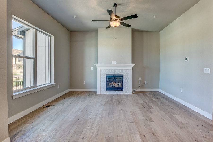 Representative unfurnished interior of a home built from the The Camden 2 by Landmark Homes in Highlands at Fox Hill, Longmont (Image 16).