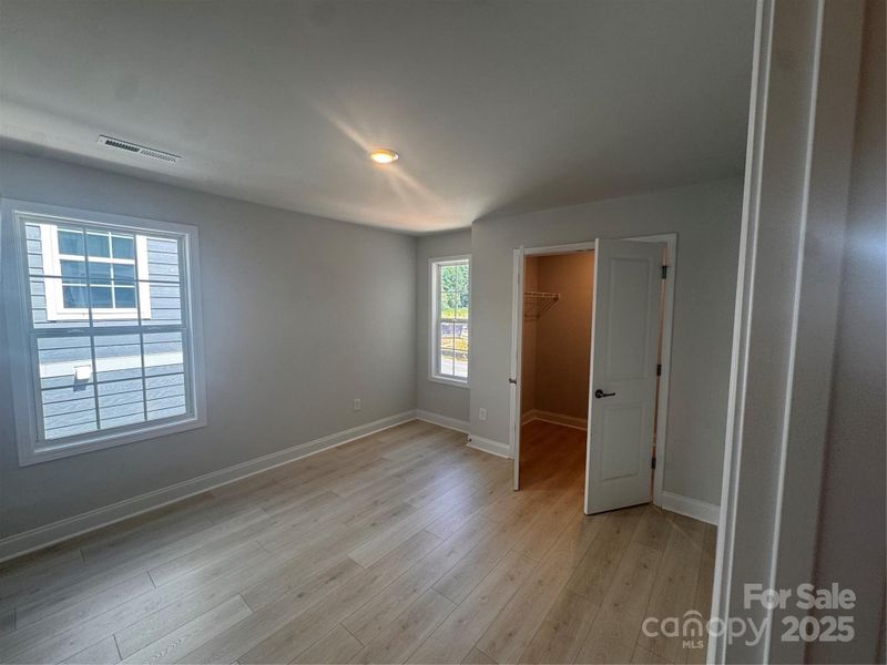 Bedroom #3 with walk-in closet