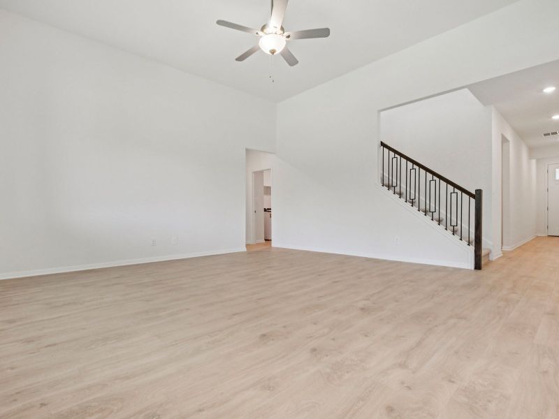 Spacious, unfurnished interior of a new home in Prairie Winds - Executive Collection, Hutto (Image 10).