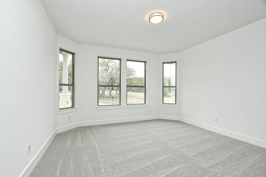 Representative unfurnished interior of a home built from the Madera II by Giddens Homes in Scofield Farms Estates, Georgetown (Image 450).