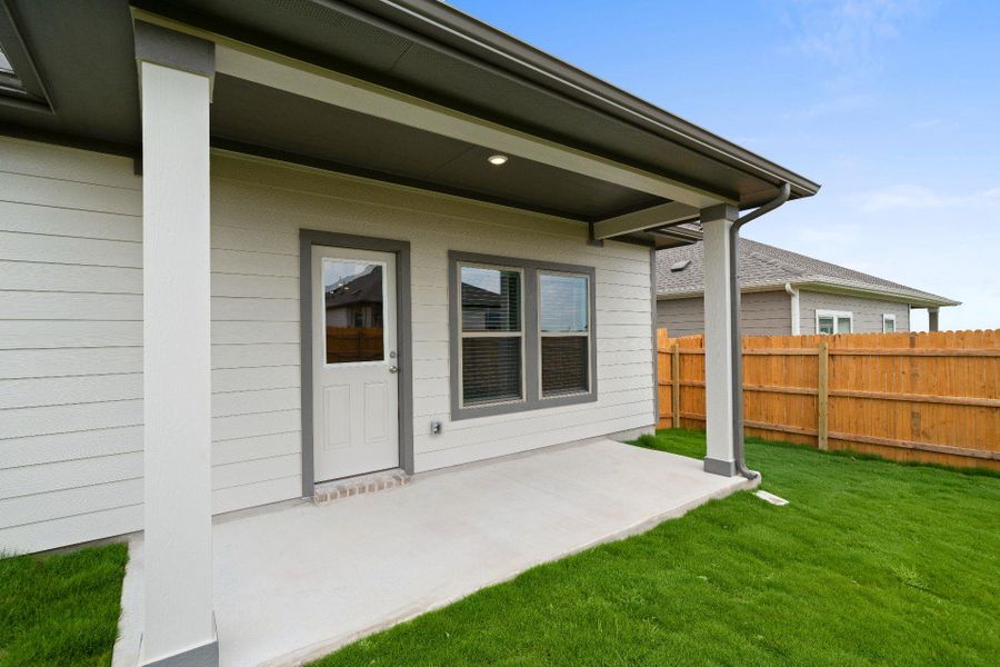 Rear Covered Patio Rear Covered Patio