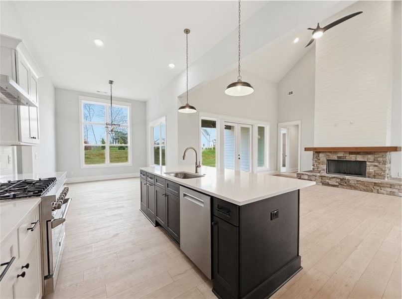 Furnished interior view inside a new home in , Rydal (Image 6).