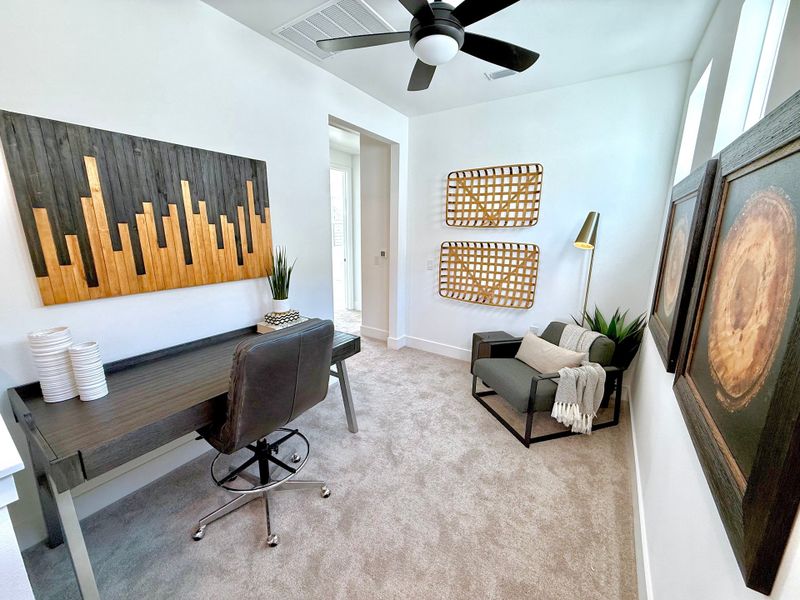 Furnished interior view inside a new home in Novel, Austin (Image 9).