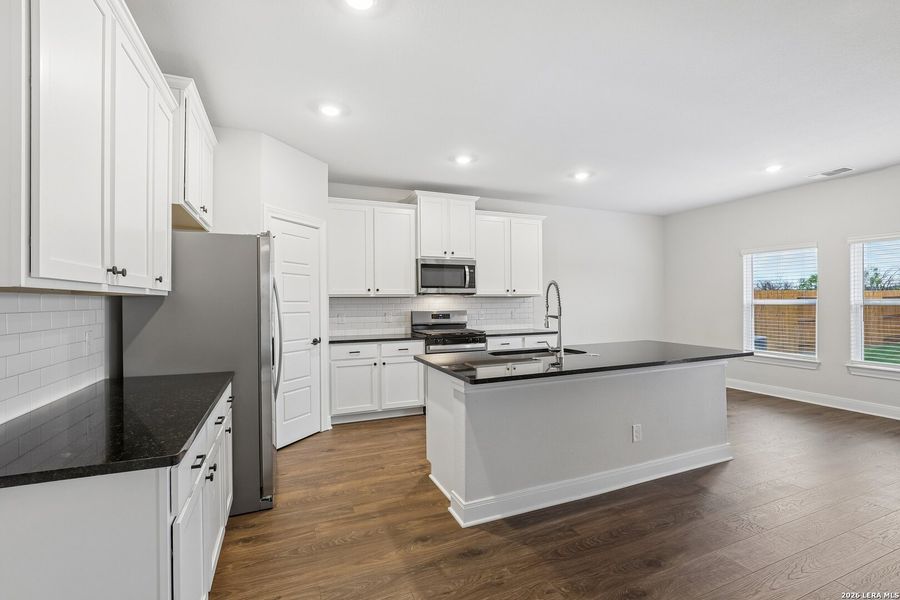 Furnished interior view inside a new home in Hightop Ridge, Converse (Image 13).