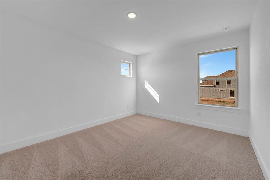 Spacious, unfurnished interior of a new home in Lily Creek at Sutton Fields, Aubrey (Image 35). Spacious, unfurnished interior of a new home in Lily Creek at Sutton Fields, Aubrey (Image 35).