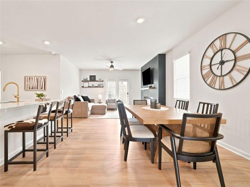 Furnished interior view inside a new home in Rolling Meadows, Jasper (Image 6). Furnished interior view inside a new home in Rolling Meadows, Jasper (Image 6).