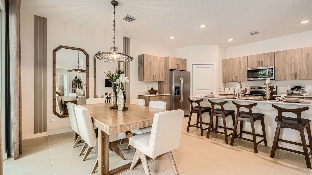 Furnished interior view inside a new home in Sandpiper Square, Stuart (Image 17).