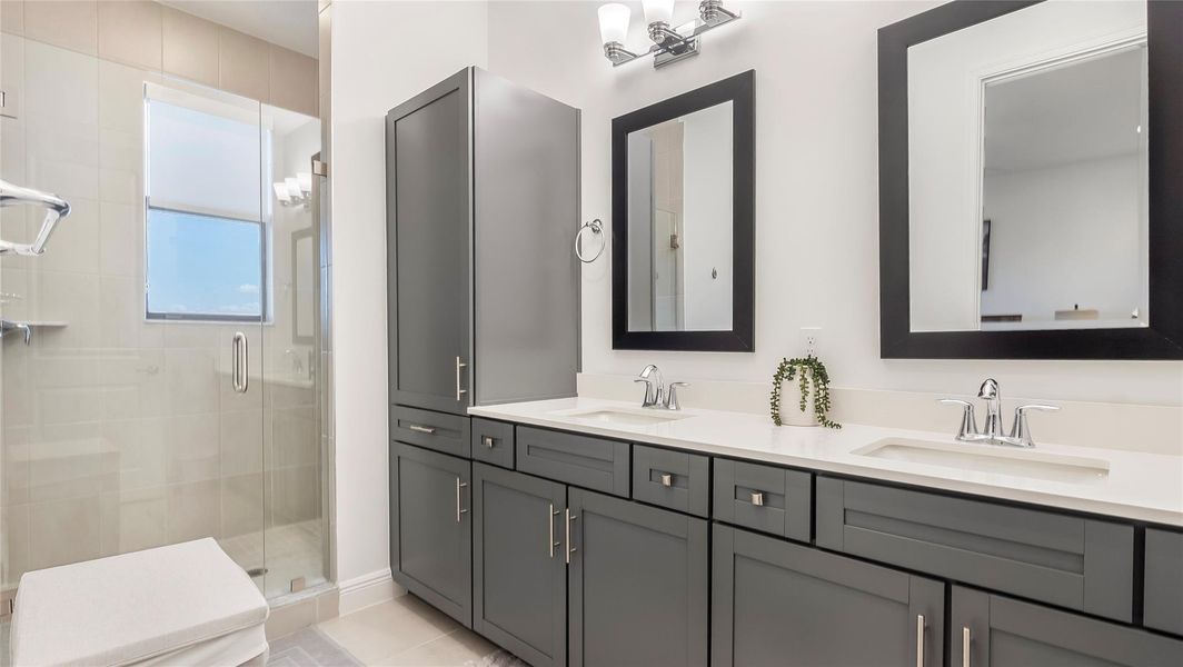 Furnished interior view inside a new home in , Loxahatchee (Image 10).