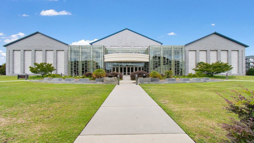 Front exterior of a new home in The Bluffs at Mill Creek, Florence, SC, highlighting curb appeal (Image 12).