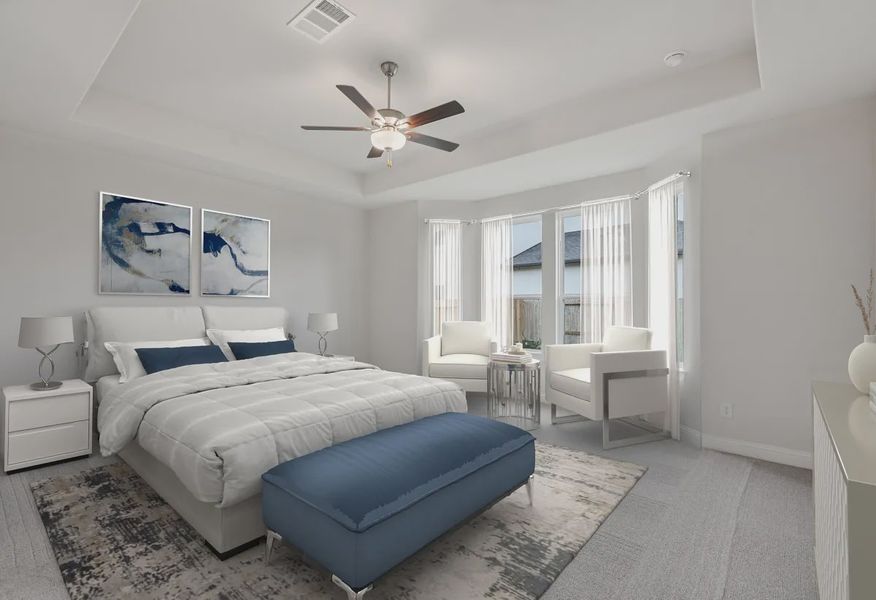 Homesite 6309 Primary Bed - Staged - 9 of 21 Homesite 6309 Primary Bed - Staged - 9 of 21