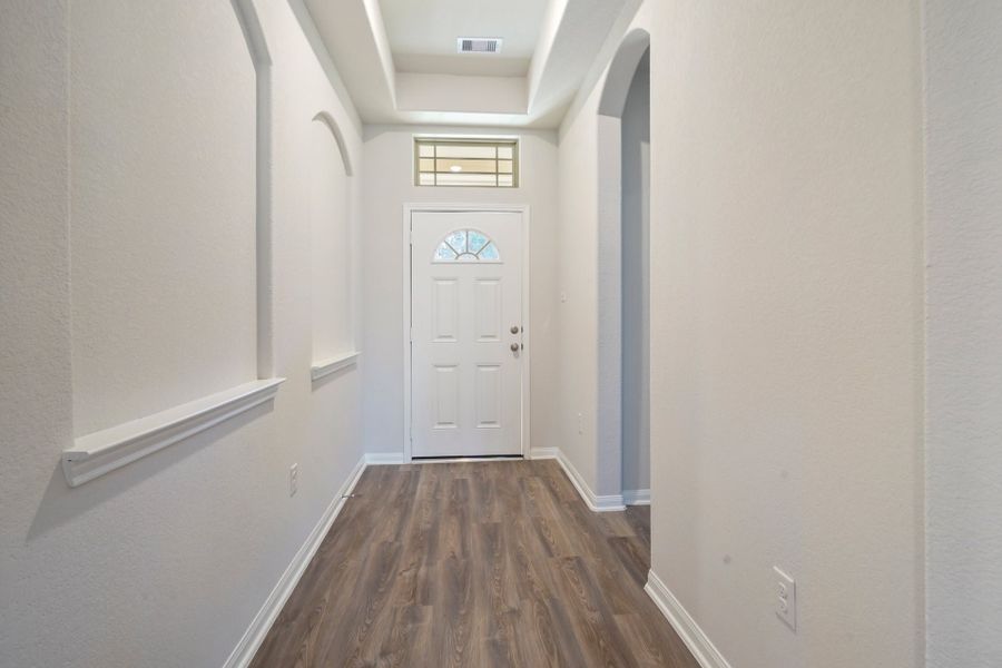 Representative unfurnished interior of a home built from the Truman by First America Homes in Splendora Fields, Splendora (Image 8).