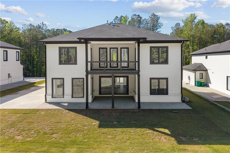 Exterior details and patio area of a home in , Sugar Hill (Image 30).