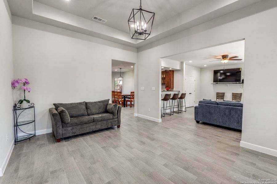 Furnished interior view inside a new home in , Canyon Lake (Image 7). Furnished interior view inside a new home in , Canyon Lake (Image 7).