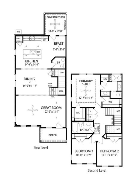 Westbrook Unit A Townhomes Floorplans