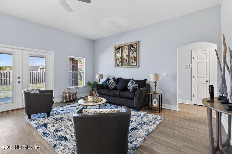 Furnished interior view inside a new home in , Callahan (Image 34).