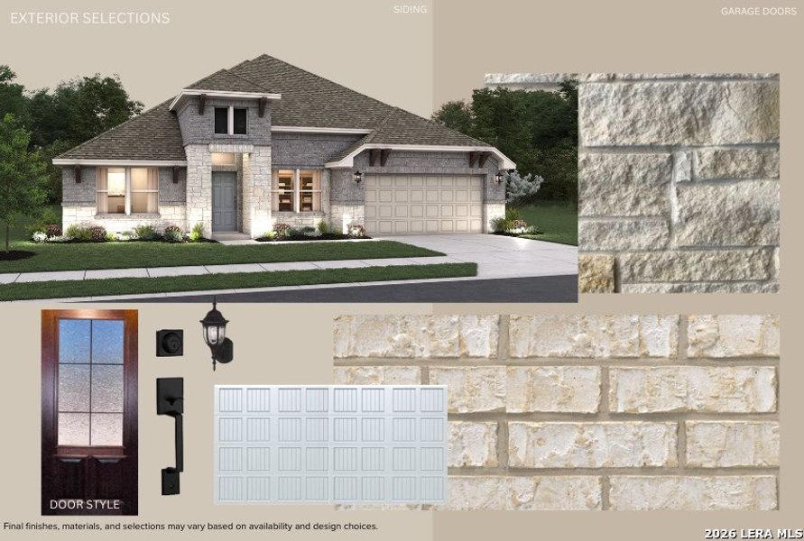 Sample of building materials used in homes in , Schertz (Image 6).