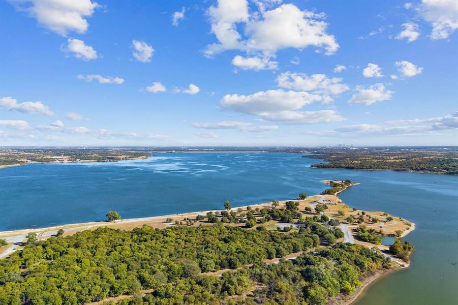 And this is basically in your backyard; Mustang Park and Benbrook Lake is 5 minutes away!