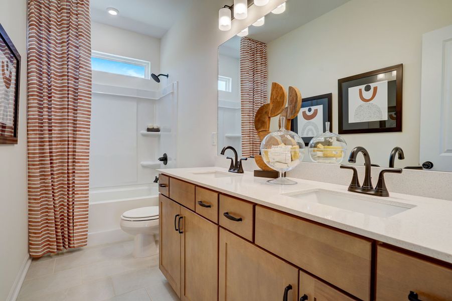 Furnished interior view inside a new home in Jackson Hills, Clarksville (Image 24).