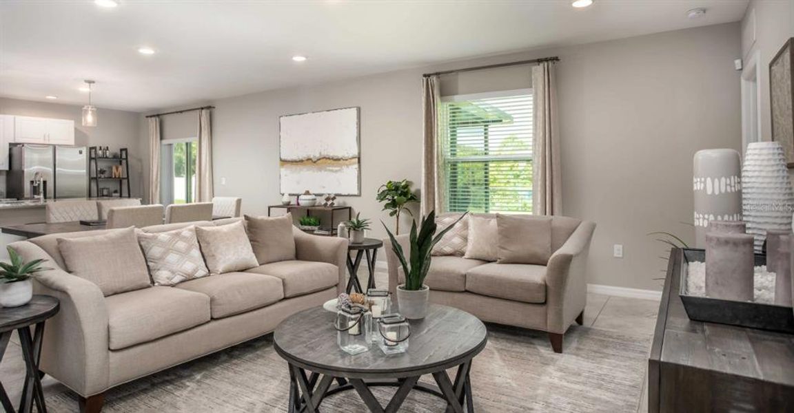 Furnished interior view inside a new home in , Citrus Springs (Image 11).