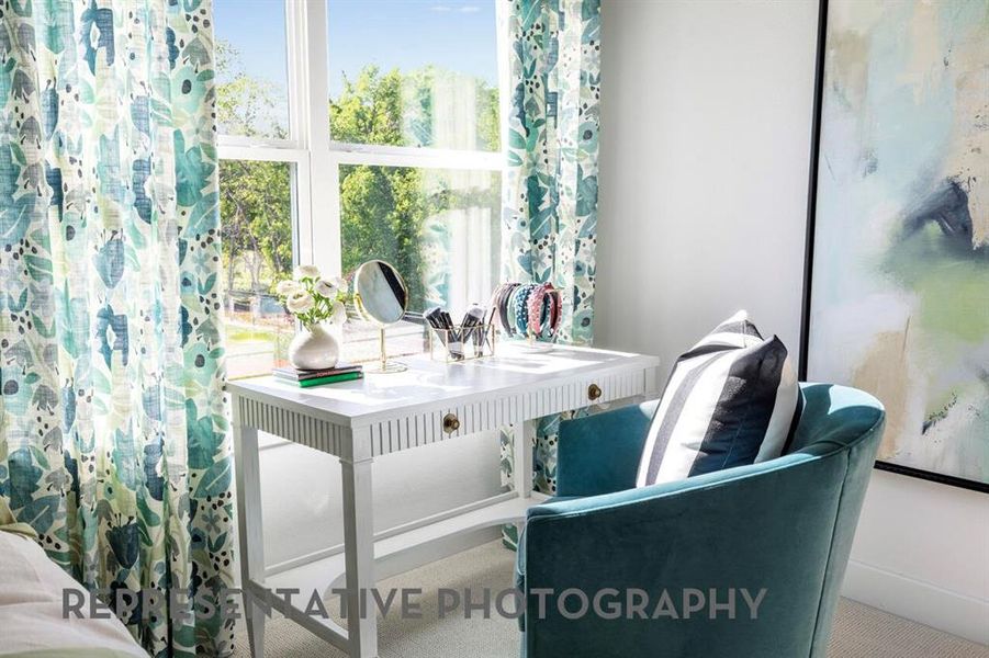 Furnished interior view inside a new home in Furst Ranch, Flower Mound (Image 18).