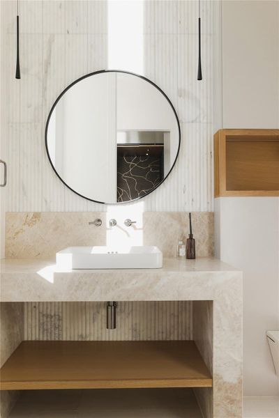 Close-up of interior finishes inside a home in , Austin (Image 20).