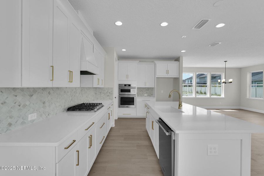 Furnished interior view inside a new home in Crosswinds at Nocatee, Ponte Vedra (Image 8).