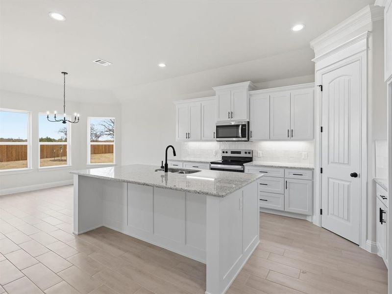 Furnished interior view inside a new home in , Springtown (Image 7). Furnished interior view inside a new home in , Springtown (Image 7).