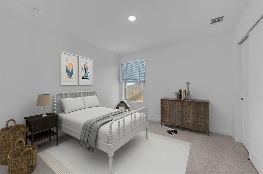 Furnished interior view inside a new home in Aspire at Reunion, Newark (Image 24).
