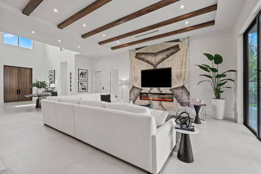 Furnished interior view inside a new home in , Boca Raton (Image 15).