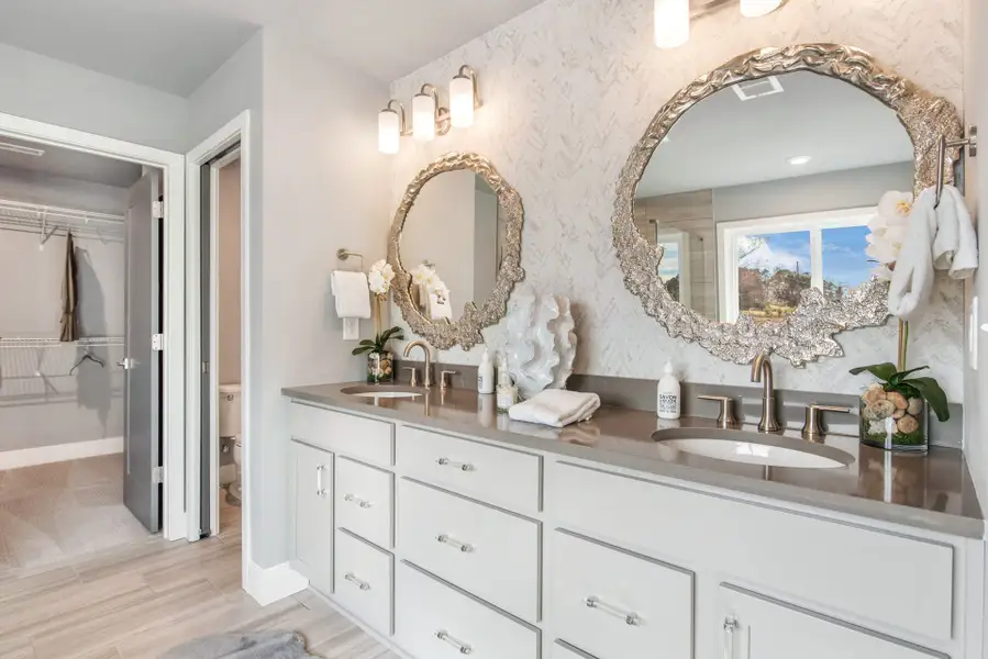 Representative furnished interior of a home built from the Grandin by Fischer Homes in The Dunes at Sandbar, Santa Rosa Beach (Image 88).