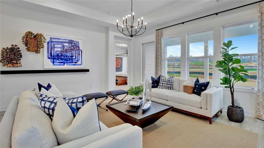 Furnished interior view inside a new home in , Deland (Image 33).