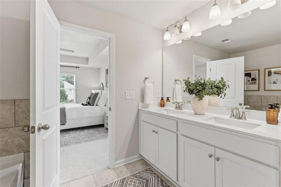 Furnished interior view inside a new home in Park Center Pointe, Mableton (Image 33).