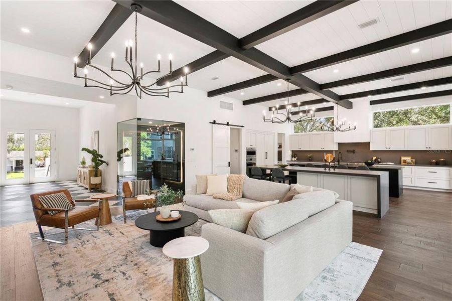 Furnished interior view inside a new home in , Tampa (Image 48).