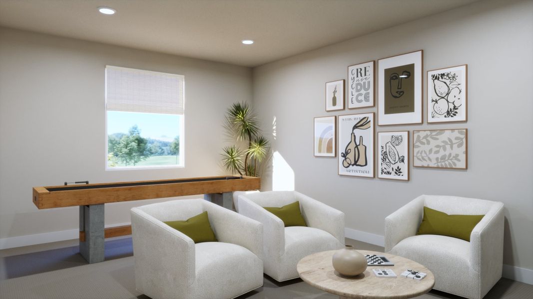 Representative furnished interior of a home built from the 5055 by Risewell Homes in Freedom at Anthem, Kyle (Image 10).
