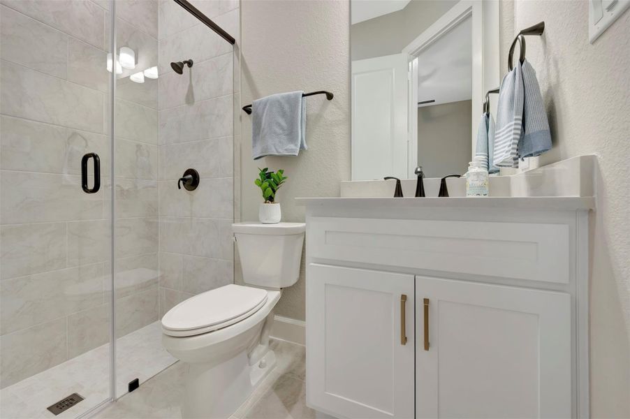 Furnished interior view inside a new home in Grange 45' Homesites, Katy (Image 14).