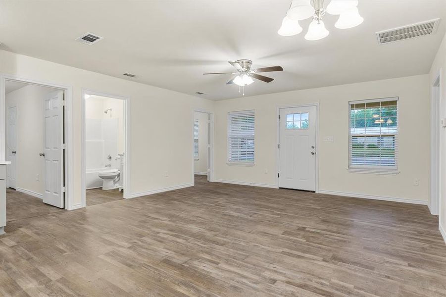 Spacious, unfurnished interior of a new home in , Wills Point (Image 24).