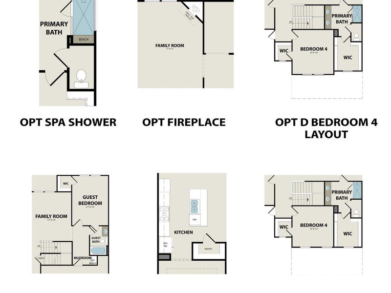 2D floor plan layout of this home in Benders Cove, Mount Juliet, TN (Image 6).