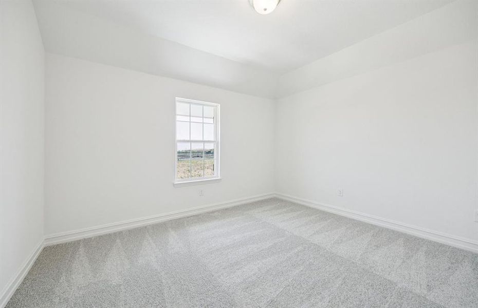 Comfortable secondary bedroom with generous closet space *Real home pictured Comfortable secondary bedroom with generous closet space *Real home pictured