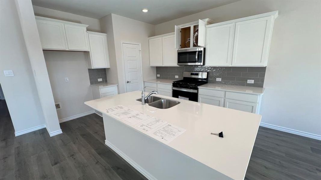 Furnished interior view inside a new home in Silverado, Aubrey (Image 3).